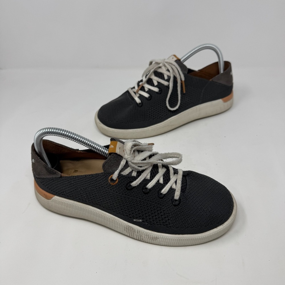 Reef Neptune Low Top Round Toe Lace-Up Sneaker Shoes Gray Women's Size 7.5